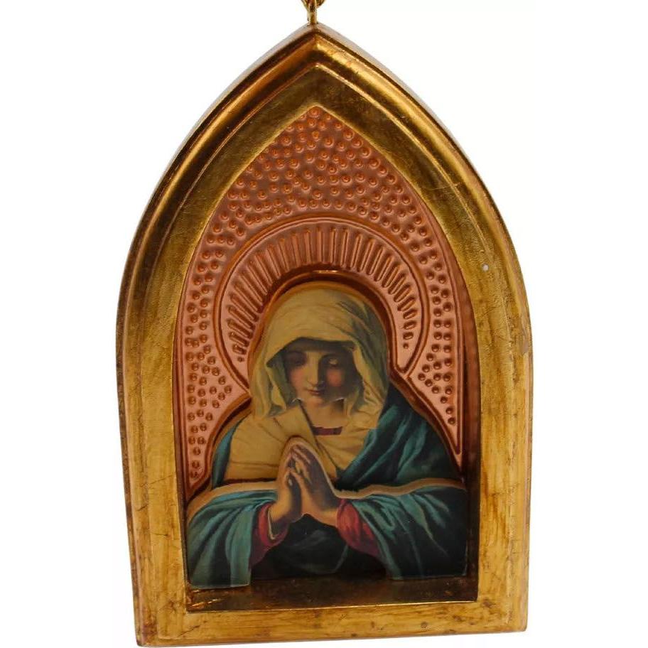 1996 Praying Madonna - Sacred Materworks Hallmark Ornament (Religious) QK1154