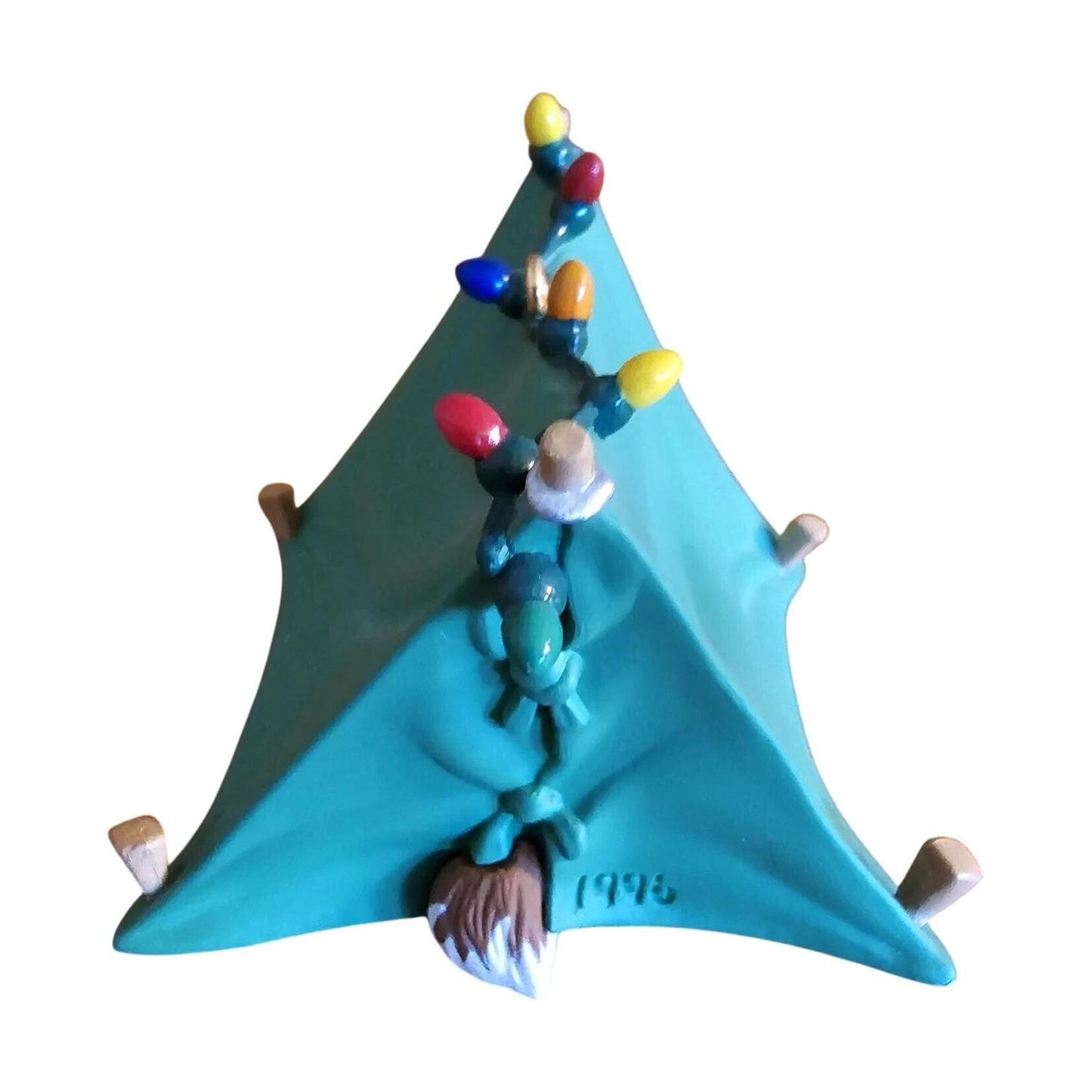 1996 Pup Tenting Hallmark Ornament (Puppy) QX6011 Image5