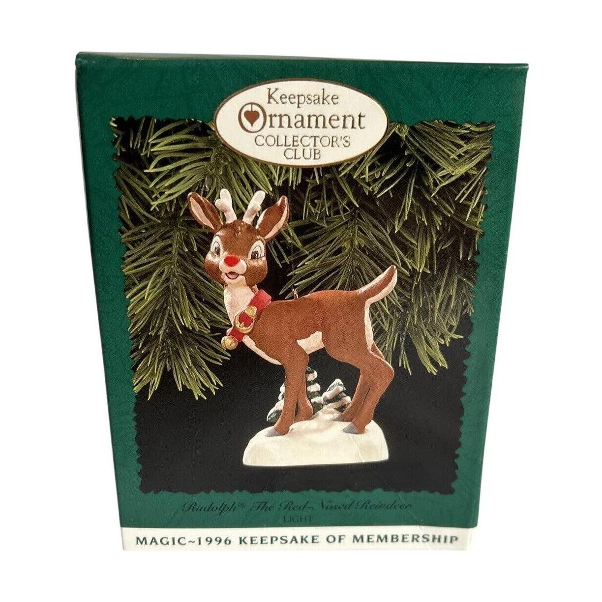 1996 Rudolph the Red-Nosed Reindeer Hallmark Ornament (Rudolph the Red-Nosed Reindeer) QXC7341 Image2