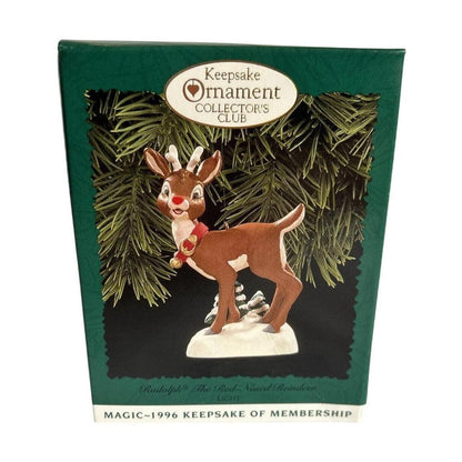1996 Rudolph the Red-Nosed Reindeer Hallmark Ornament (Rudolph the Red-Nosed Reindeer) QXC7341 Image2