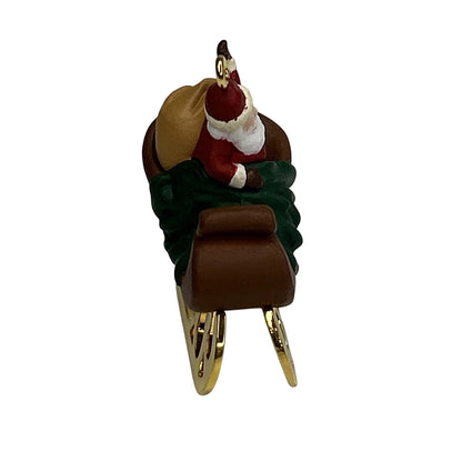 1996 Santa in Sleigh Hallmark Ornament (The Night Before Christmas) QXM4104 Image6