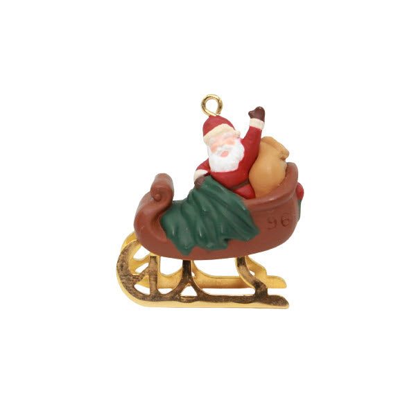 1996 Santa in Sleigh Hallmark Ornament (The Night Before Christmas) QXM4104