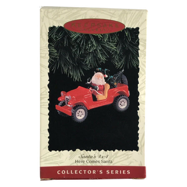 1996 Santa's 4x4 Hallmark Ornament (Here Comes Santa) QX5684