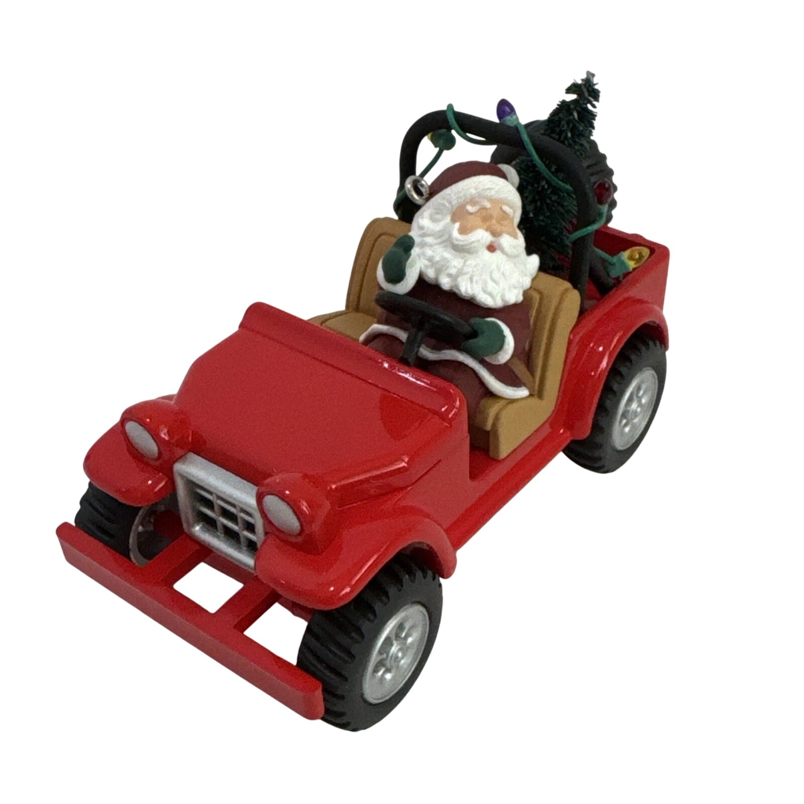 1996 Santa's 4x4 Hallmark Ornament (Here Comes Santa) QX5684 Image1