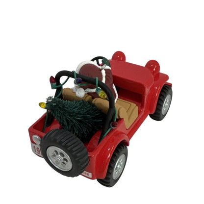 1996 Santa's 4x4 Hallmark Ornament (Here Comes Santa) QX5684 Image4