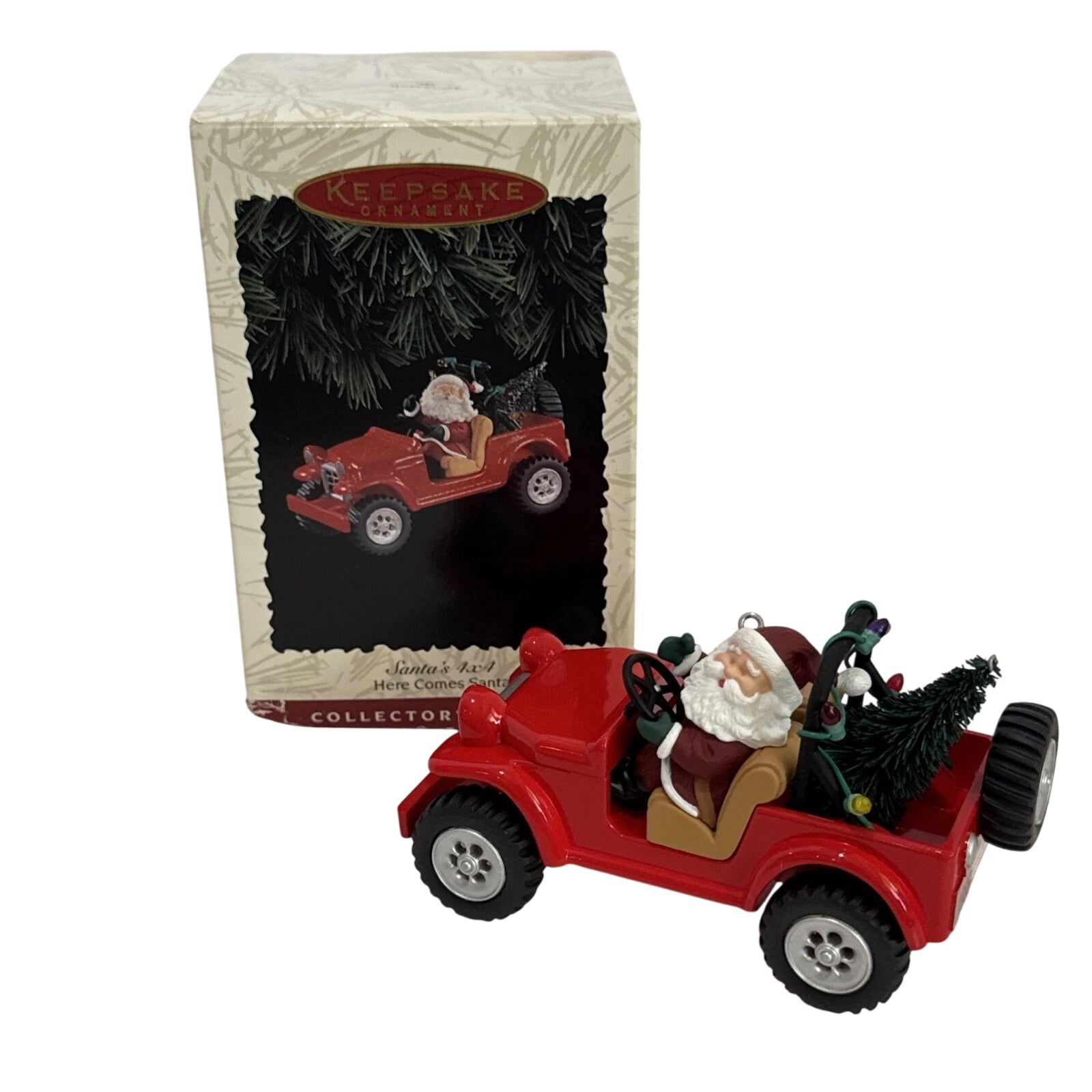 1996 Santa's 4x4 Hallmark Ornament (Here Comes Santa) QX5684 Image5