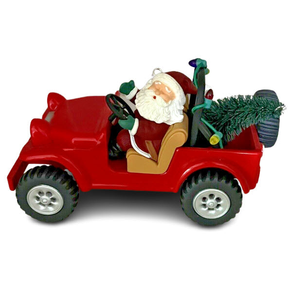 1996 Santa's 4x4 Hallmark Ornament (Here Comes Santa) QX5684