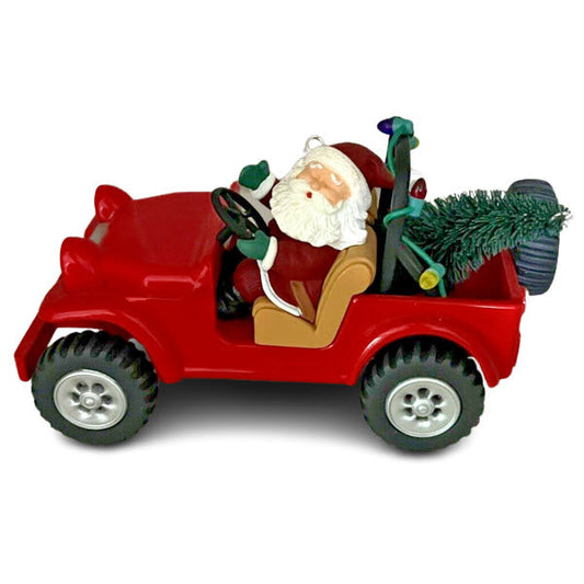1996 Santa's 4x4 Hallmark Ornament (Here Comes Santa) QX5684