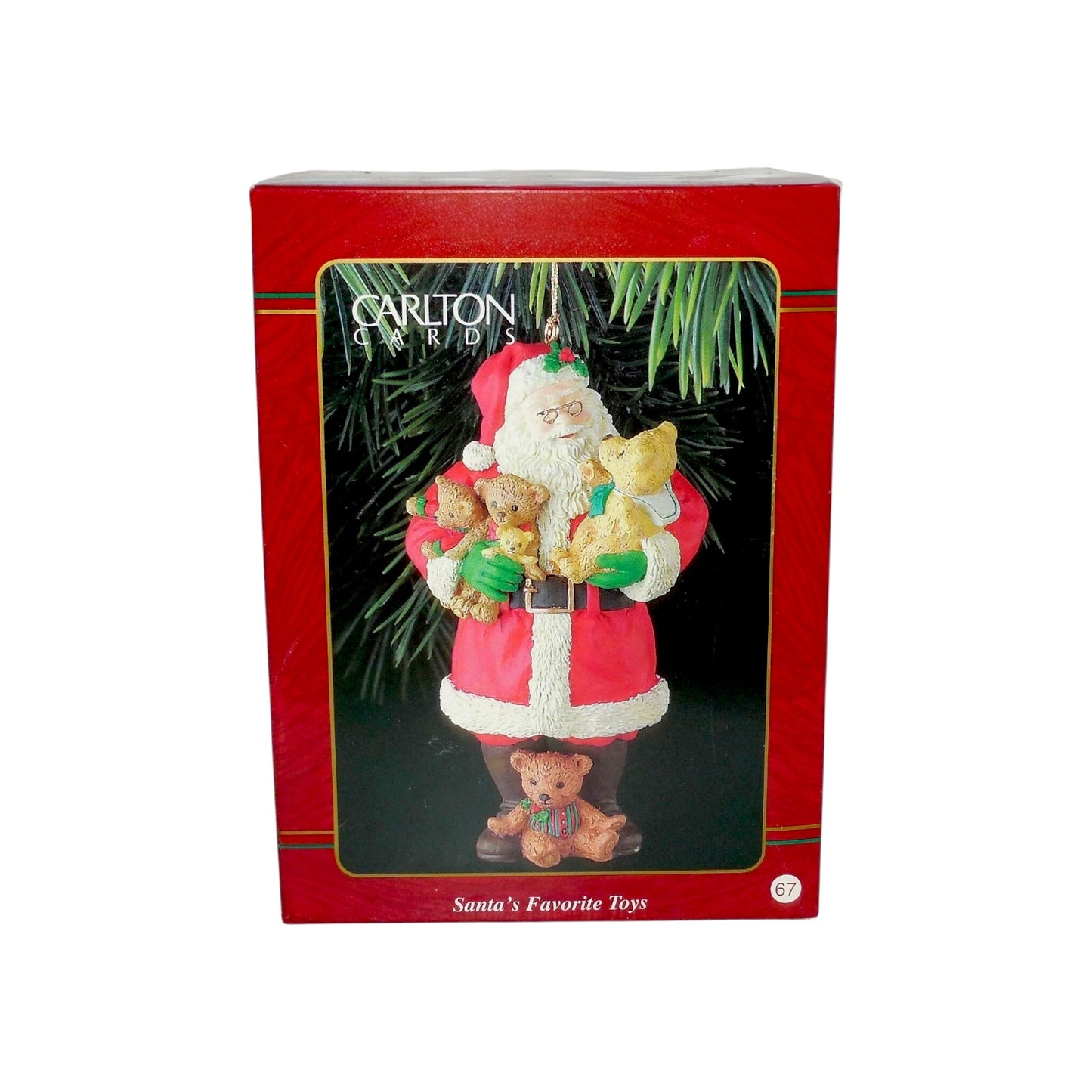 1996 Santa's Favorite Toys Carlton Cards Ornaments (Santa Claus) CXOR-068T Image2