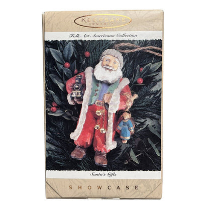 1996 Santa's Gifts Hallmark Ornament (Folk Art Americana) QK1124
