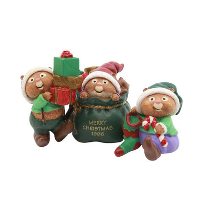1996 Santa's Helpers Hallmark Ornament (Merry Miniatures) QFM8051