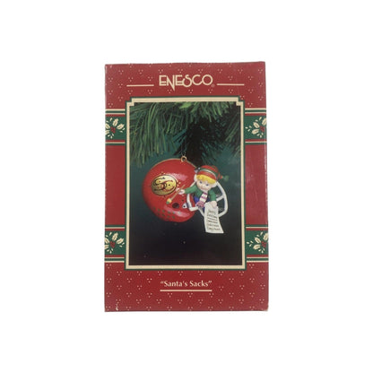 1996 "Santa's Sacks" Enesco Ornament (Sports & Activities) 111945 Image2