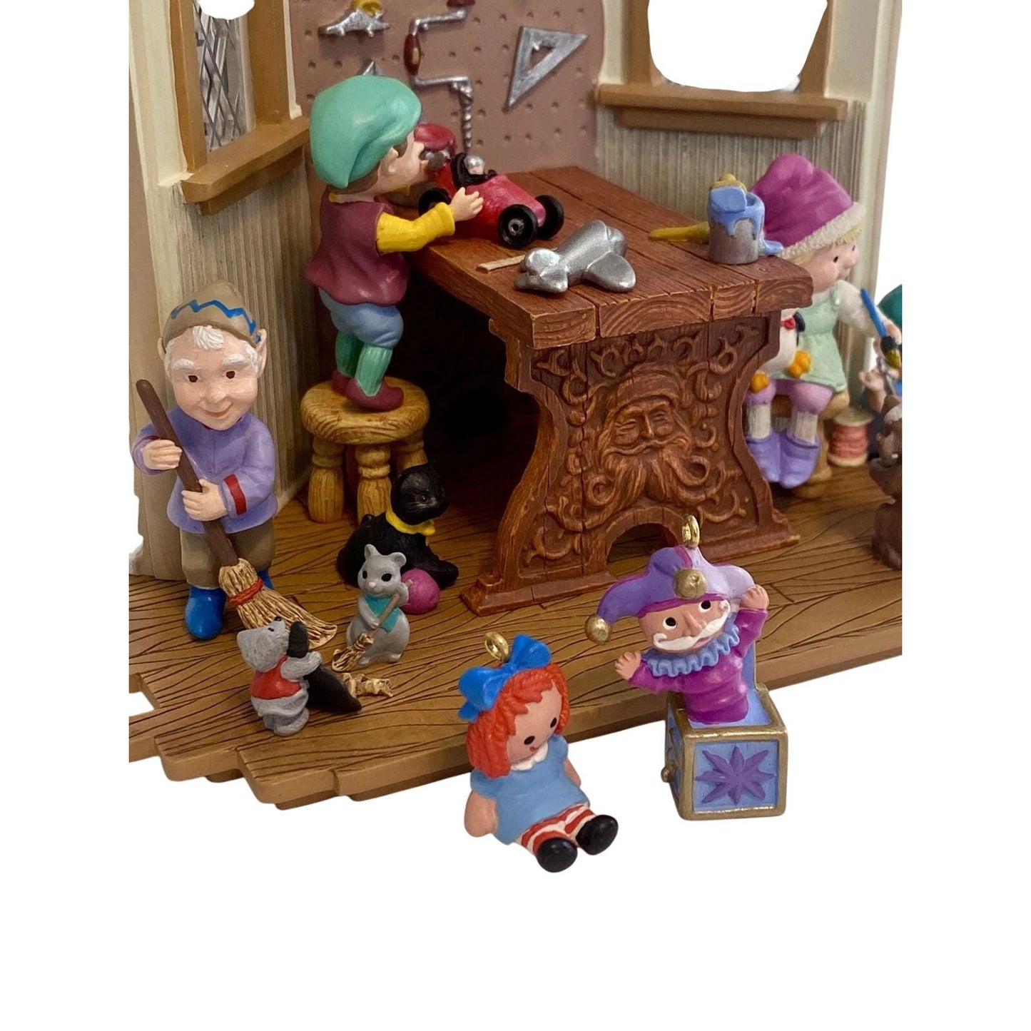 1996 Santa's Toy Shop Hallmark Ornament (Toymaker Santa) QXC4201