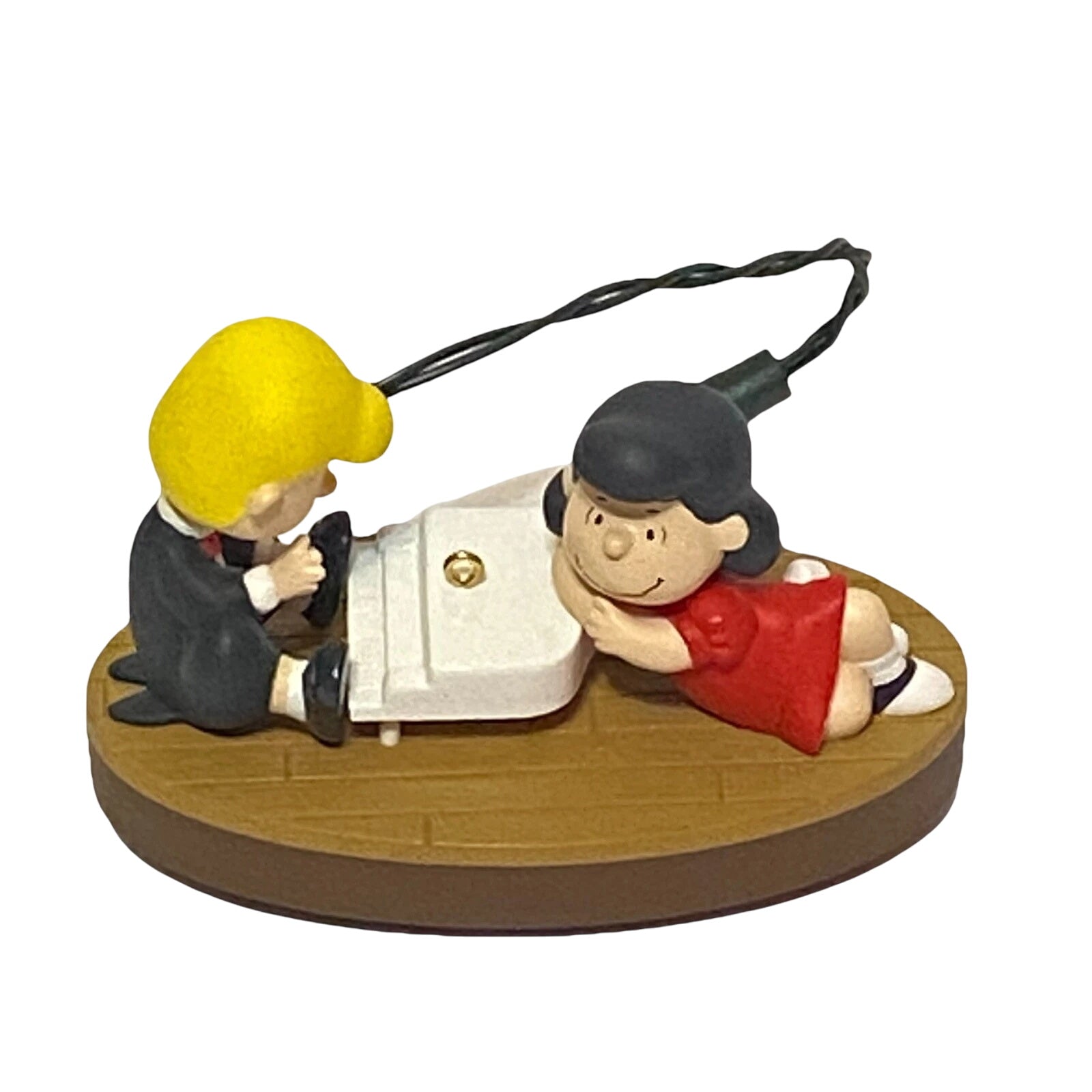 1996 Schroeder and Lucy Hallmark Ornament (Peanuts) QLX7394 Image1