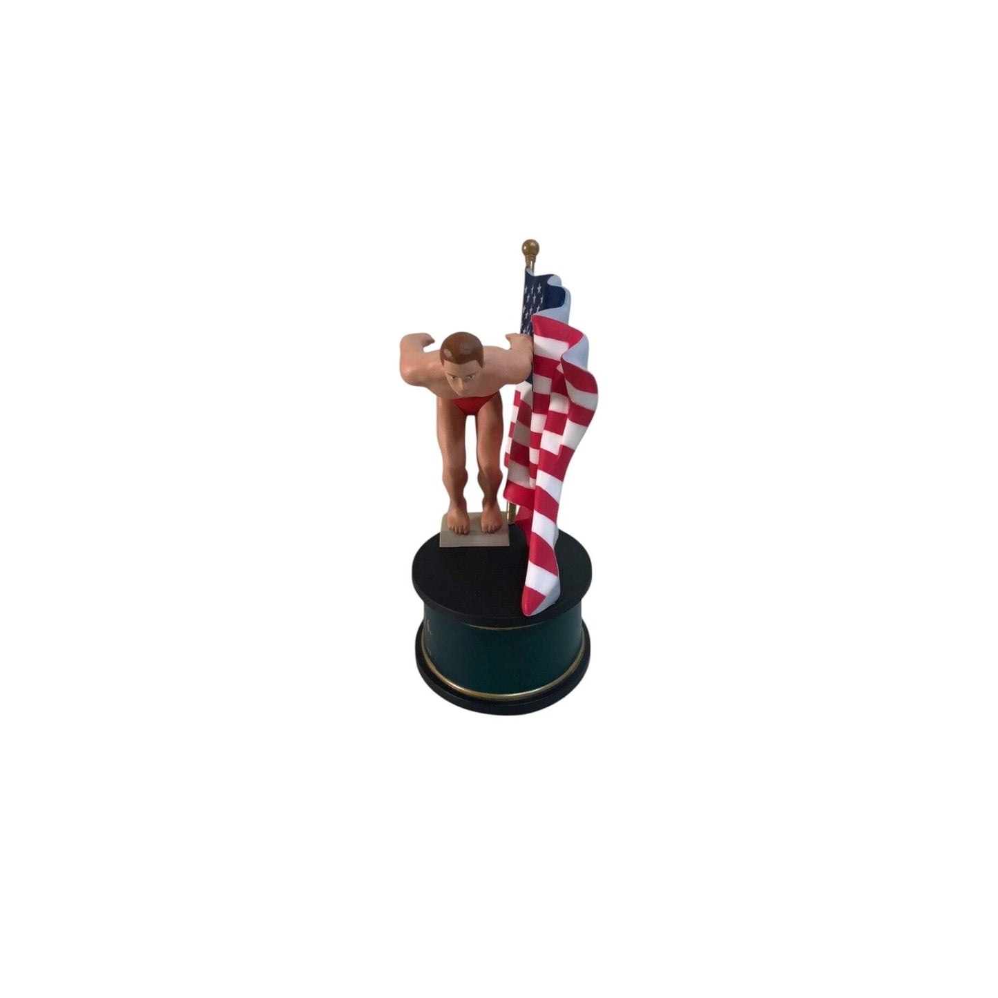 1996 Swimming Figurine — Olympic Spirit Collection (Olympic) Hallmark Ornament QHC8211 Image5