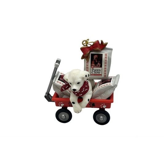 1996 "Tails A' Wagon" - Purina Puppy Chow Enesco Ornament (Animal) 167126 Image1