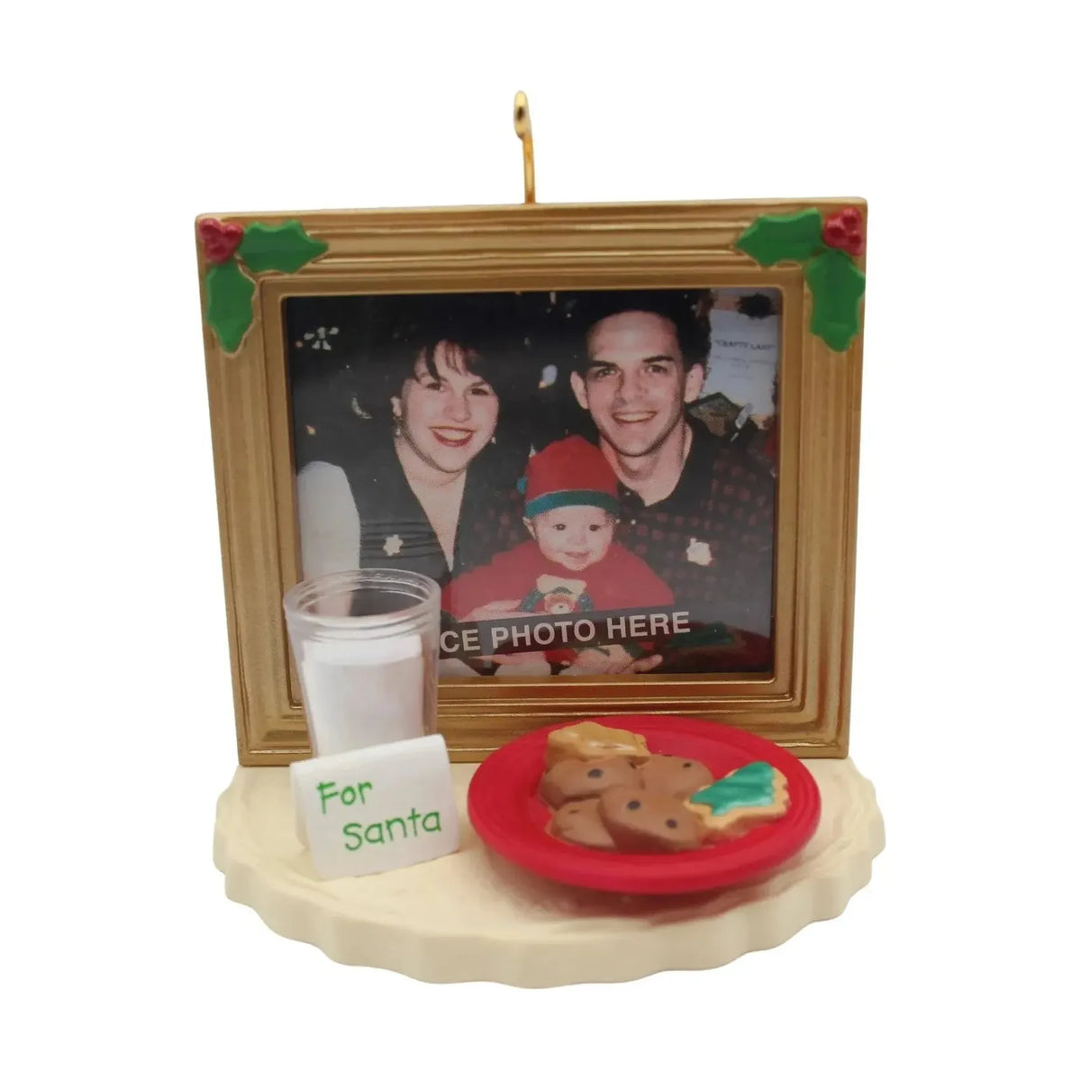 1996 Thank You, Santa Hallmark Ornament (Photo Holder) QX5854 Image1