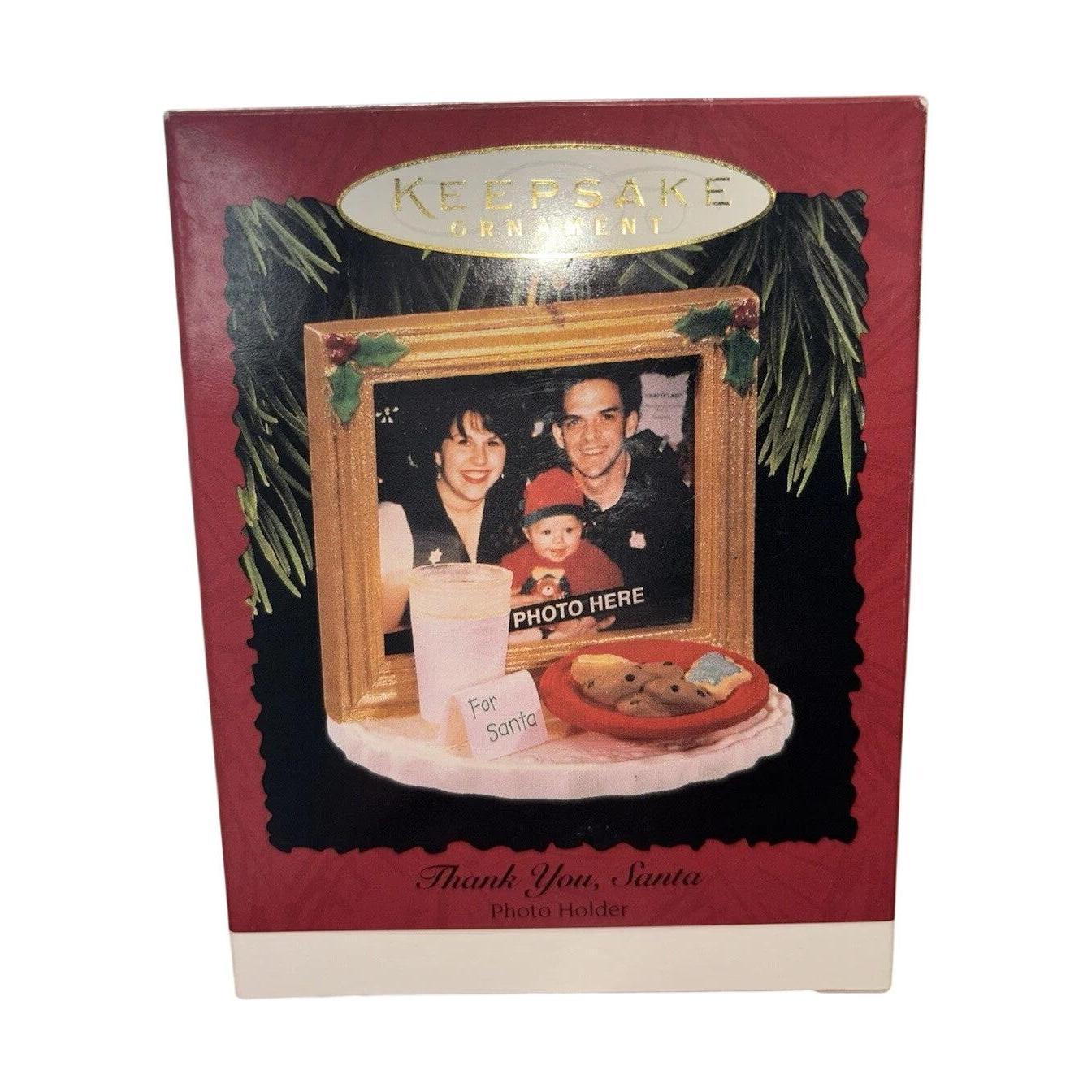 1996 Thank You, Santa Hallmark Ornament (Photo Holder) QX5854 Image2