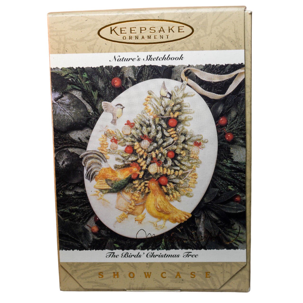 1996 The Birds' Christmas Tree Hallmark Ornament (Nature's Sketchbook) QK1114