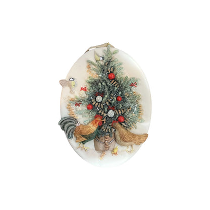 1996 The Birds' Christmas Tree Hallmark Ornament (Nature's Sketchbook) QK1114 Image1