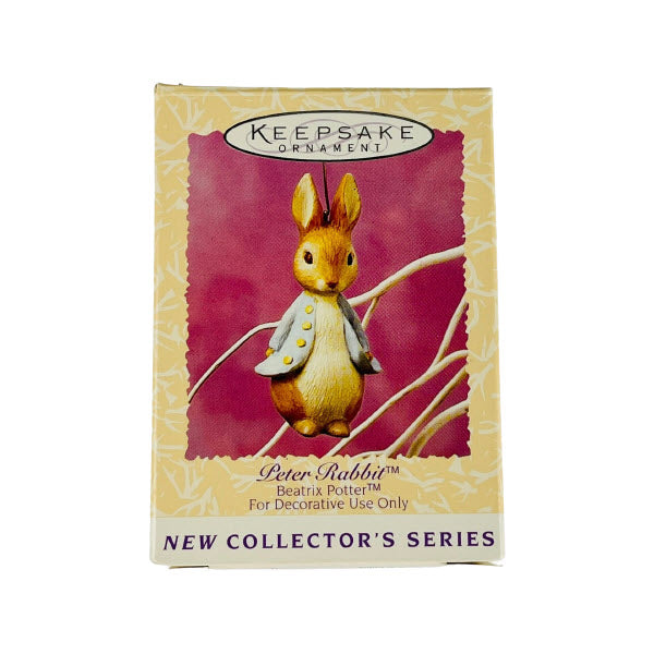 1996 The Tale of Peter Rabbit Hallmark Ornament (Beatrix Potter) QEO8071