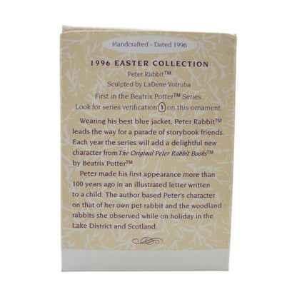 1996 The Tale of Peter Rabbit Hallmark Ornament (Beatrix Potter) QEO8071 Image7