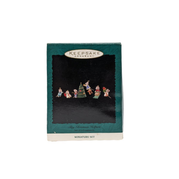 1996 Tiny Christmas Helpers Hallmark Ornament (Six Mice) QXM4261