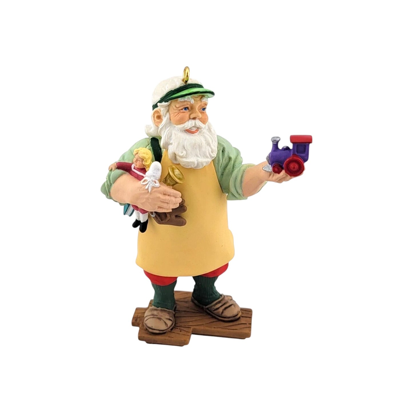 1996 Toy Shop Santa Hallmark Ornament (Santa Claus) 96TOYSHOPSANTA Image1