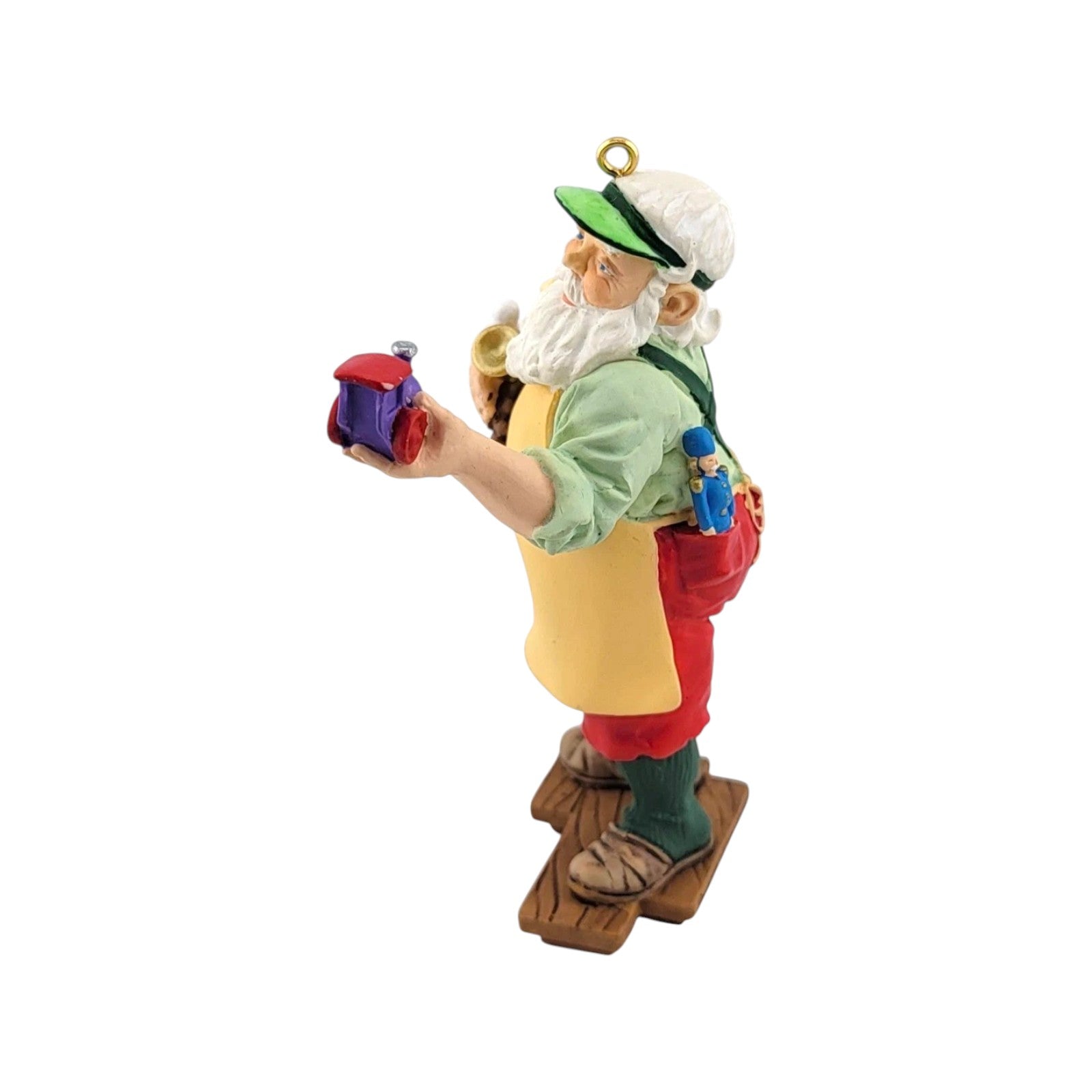 1996 Toy Shop Santa Hallmark Ornament (Santa Claus) 96TOYSHOPSANTA Image3