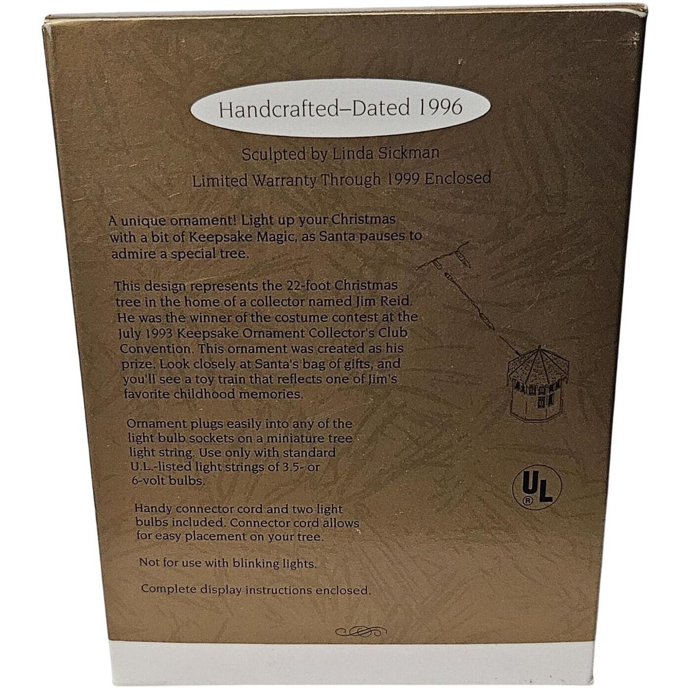 1996 Treasured Hallmark Ornament (Christmas Tree) QLX7384