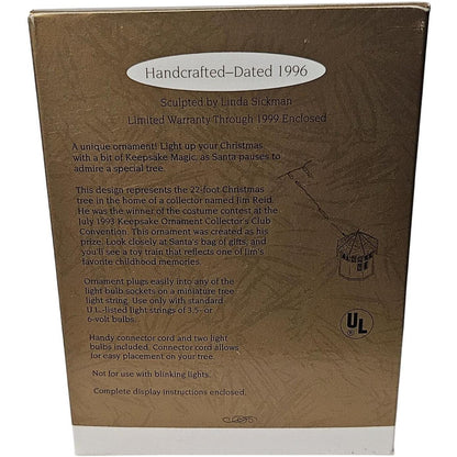 1996 Treasured Hallmark Ornament (Christmas Tree) QLX7384