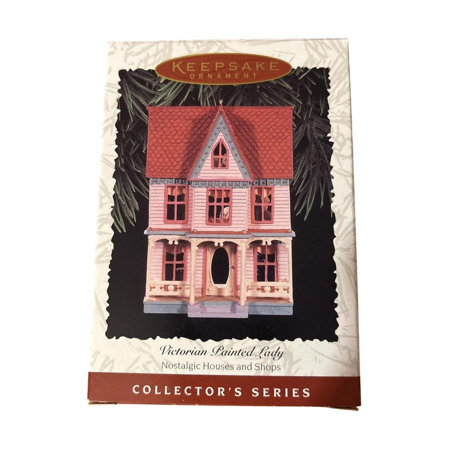 1996 Victorian Painted Lady Hallmark Ornament (Nostalgic Houses and Shops) QX5671 Image2