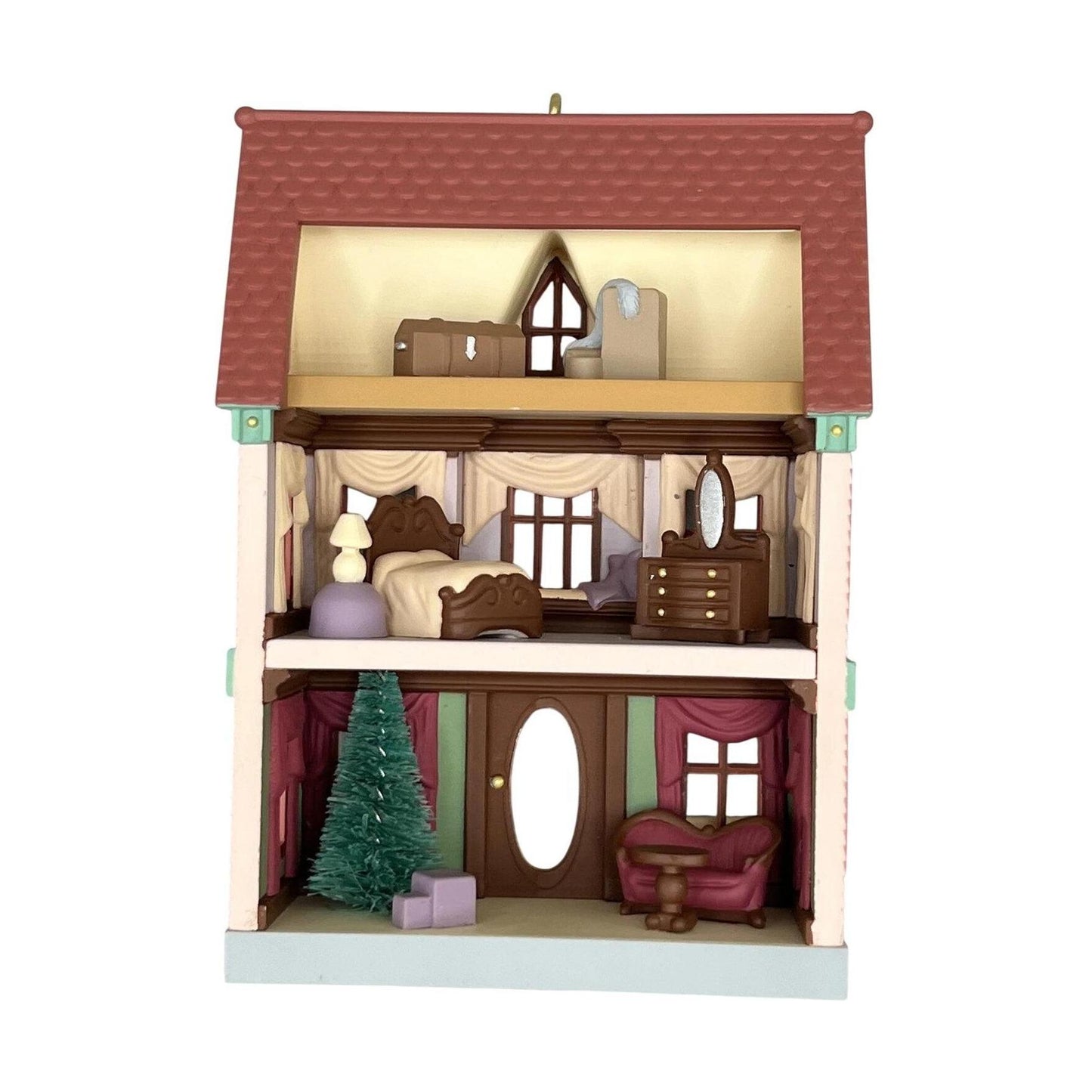 1996 Victorian Painted Lady Hallmark Ornament (Nostalgic Houses and Shops) QX5671 Image3