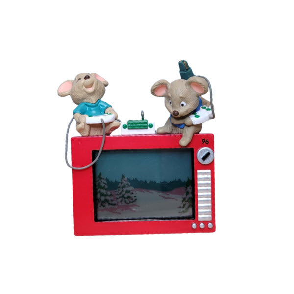 1996 Video Party Hallmark Ornament (Mouse) QLX7431