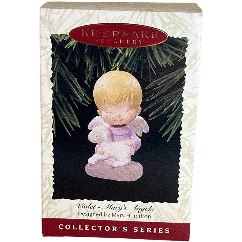 1996 Violet Hallmark Ornament (Mary's Angels) QX5664