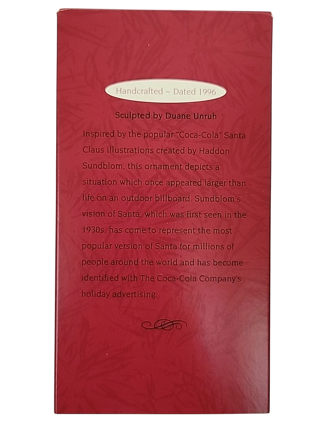 1996 Welcome Guest Hallmark Ornament (Coca-Cola) QX5394 Image7