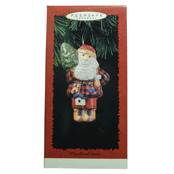 1996 Woodland Santa Hallmark Ornament (Santa Claus) QX6131