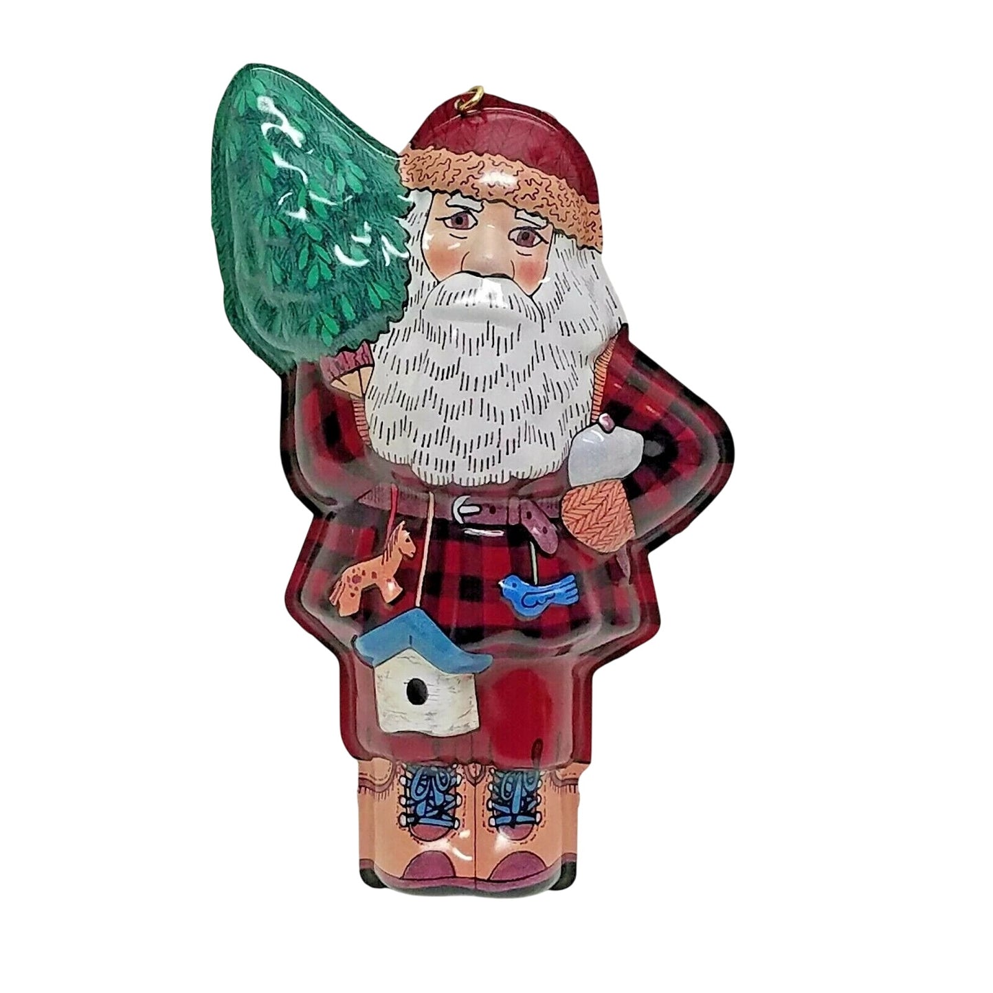 1996 Woodland Santa Hallmark Ornament (Santa Claus) QX6131 Image1