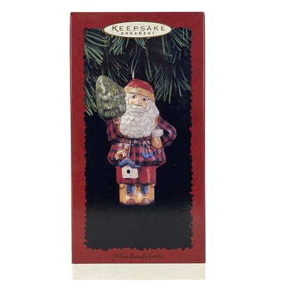1996 Woodland Santa Hallmark Ornament (Santa Claus) QX6131 Image2