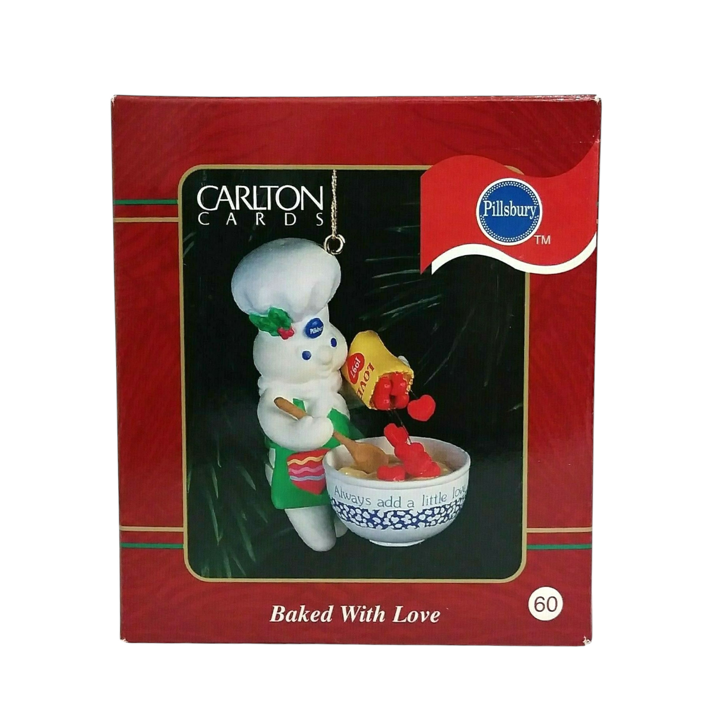 1997 Baked With Love Carlton Cards Ornaments (Pillsbury) CXOR-082W