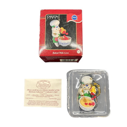 1997 Baked With Love Carlton Cards Ornaments (Pillsbury) CXOR-082W