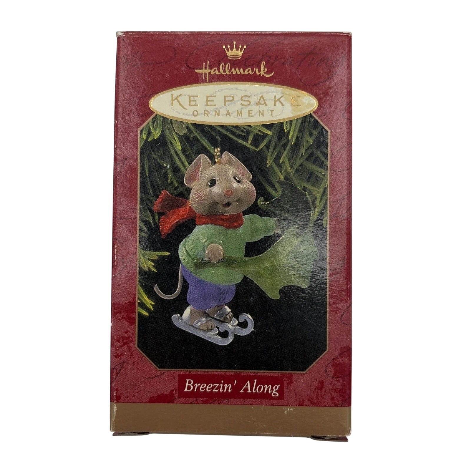 1997 Breezin' Along Hallmark Ornament (Mouse) QX6722