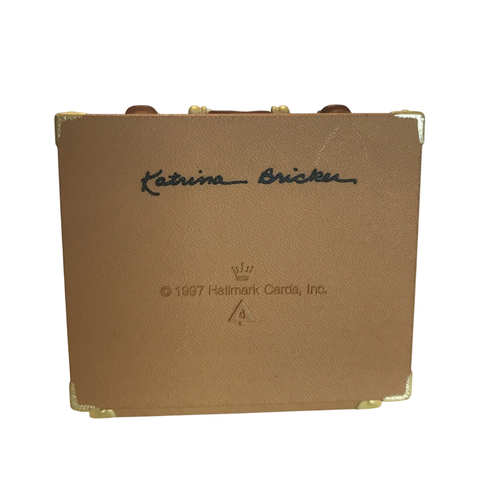 1997 Cat in a Suitcase Hallmark Ornament (Cat Naps) QX6205