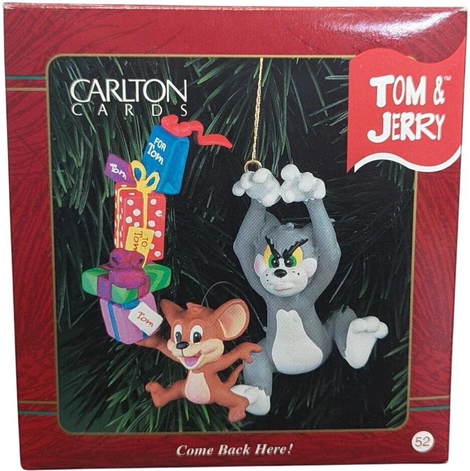 1997 Come Back Here! Carlton Cards Ornaments (Tom and Jerry) CXOR-086W