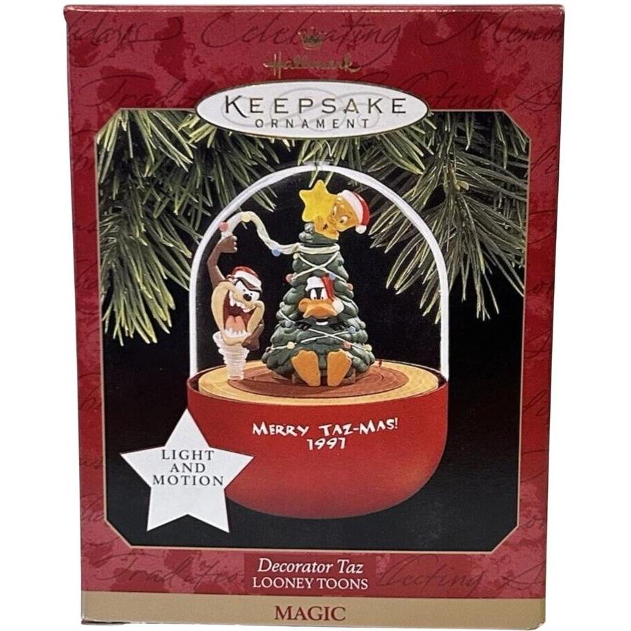 1997 Decorator Taz Hallmark Ornament (Looney Toons) QLX7502