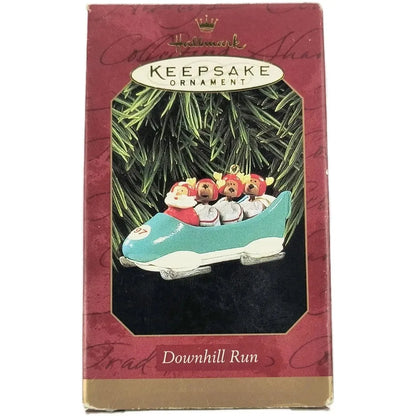 1997 Downhill Run Hallmark Ornament (Reindeer Quartet) QX6705