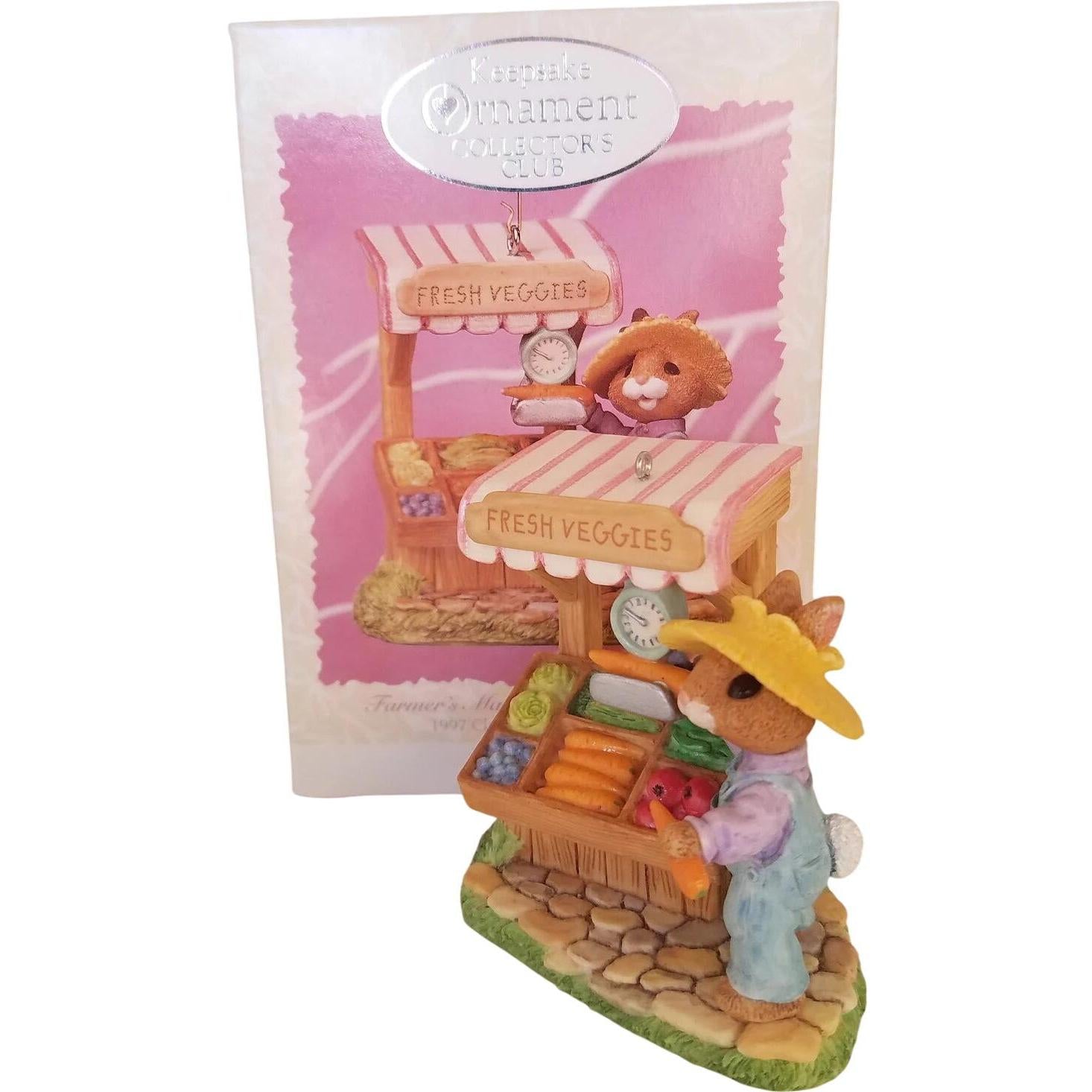 1997 Farmer's Market Hallmark Ornament (Tender Touches) QXC5182