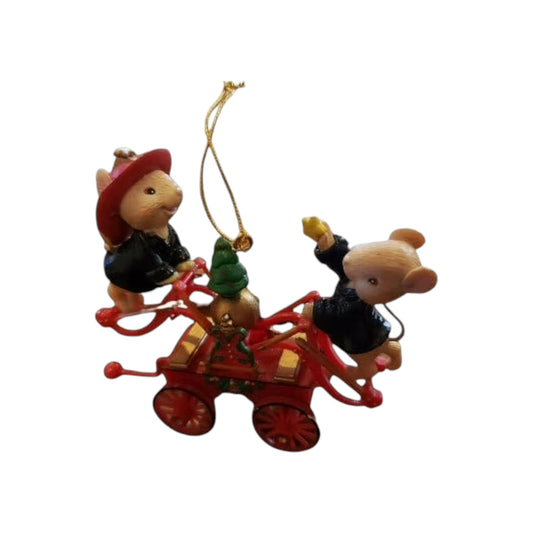 1997 Fired Up For Christmas Enesco Ornament (Mouse) 278491 Image1