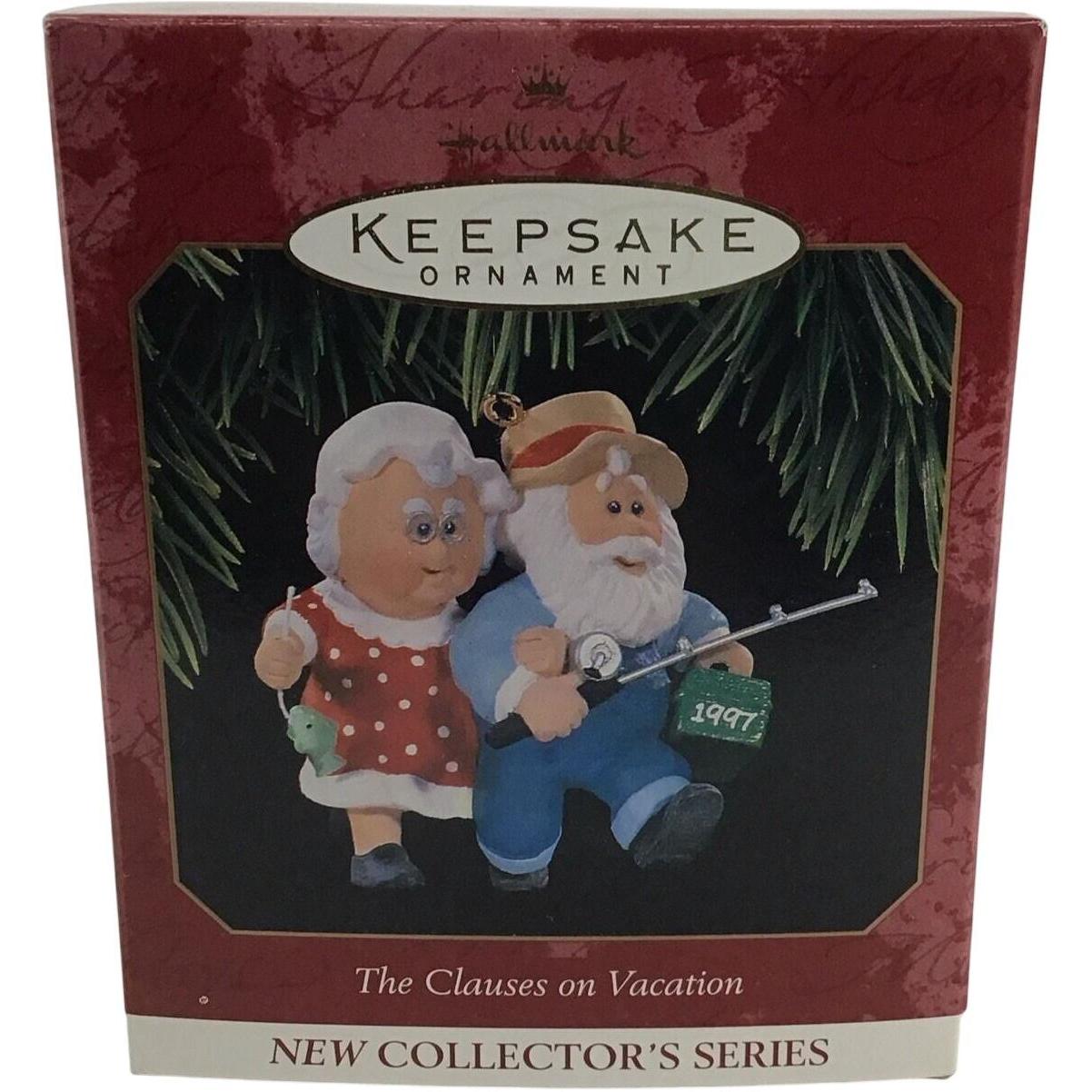 1997 Fishing Hallmark Ornament (The Clauses on Vacation) QX6112