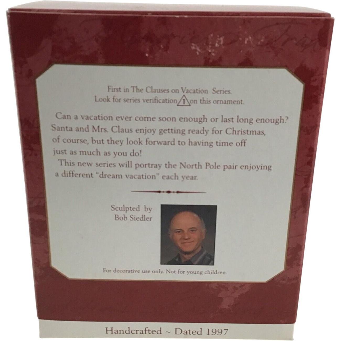 1997 Fishing Hallmark Ornament (The Clauses on Vacation) QX6112